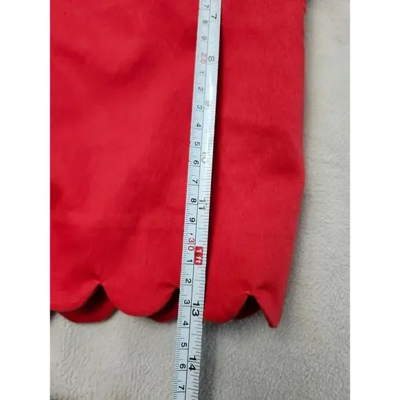 The Limited Sz 4 Coral Pink Scalloped Edge SHORTS Flat Front Dress Small - Picture 7 of 7